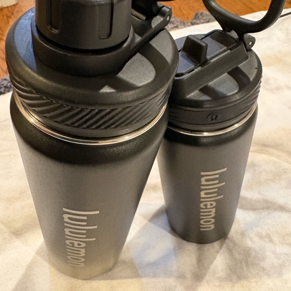 Lululemon Athletica Black and Gray Water Bottles - Picture 5 of 15